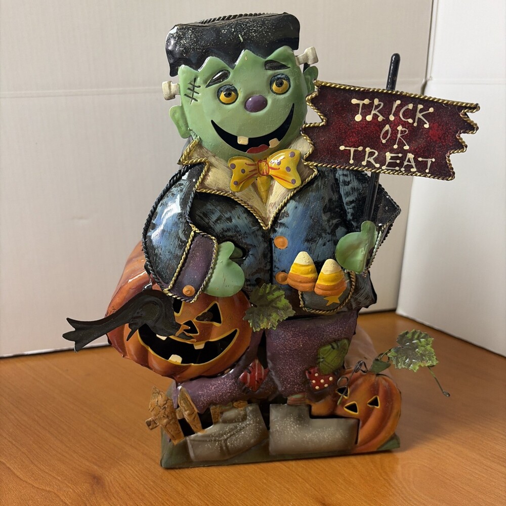 Home Interior Frankenstein Tea Light Holder Halloween
